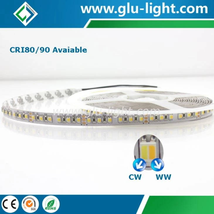 CRI 80/90/95 3528 To-farget LED fleksibel stripe